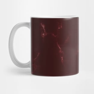 Deep red waves Mug